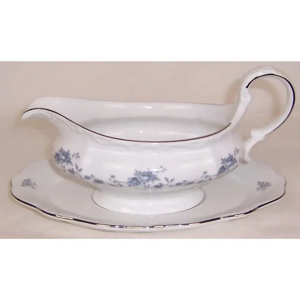 Vintage Johann Haviland Blue Garland Serving Set Four Pieces Bavaria Germany
